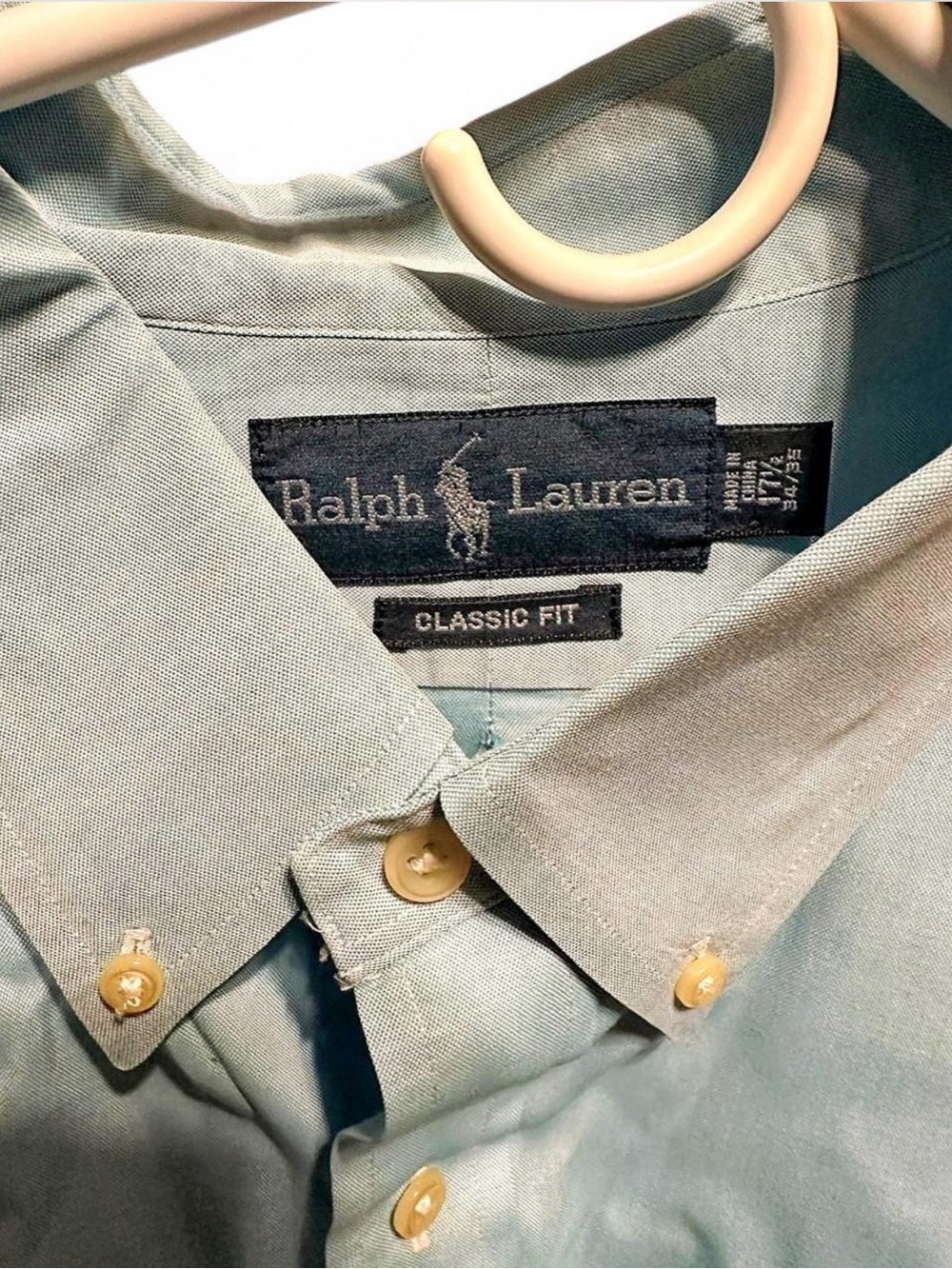 Ralph Lauren Light Blue Classic Fit Button-Down Shirt